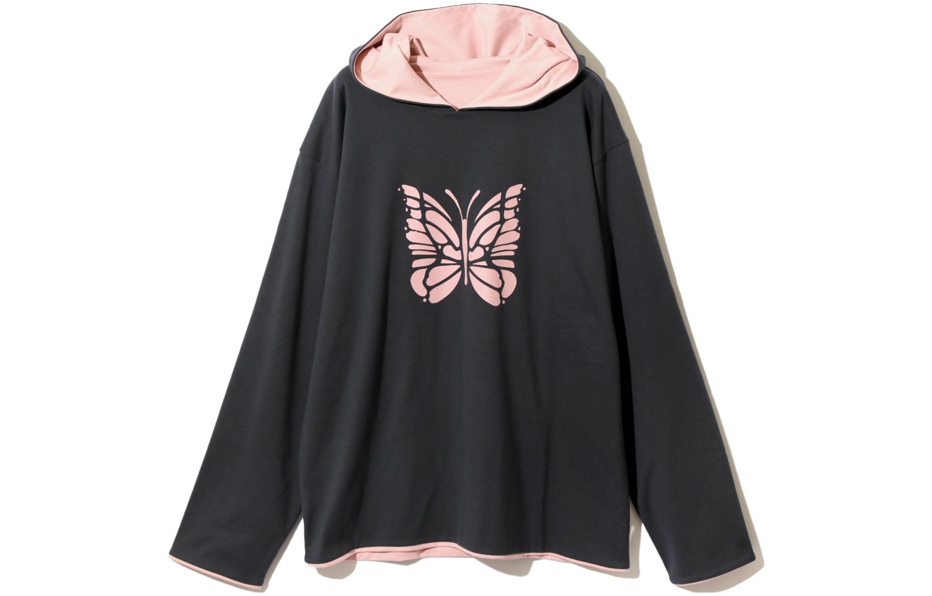 Needles SS23 Reversible Printed Sweatshirt Pink/Black Unisex NS268C