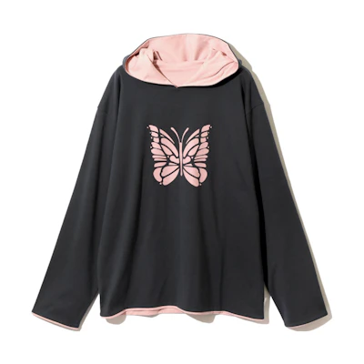 Needles SS23 Reversible Printed Sweatshirt Pink/Black Unisex NS268C