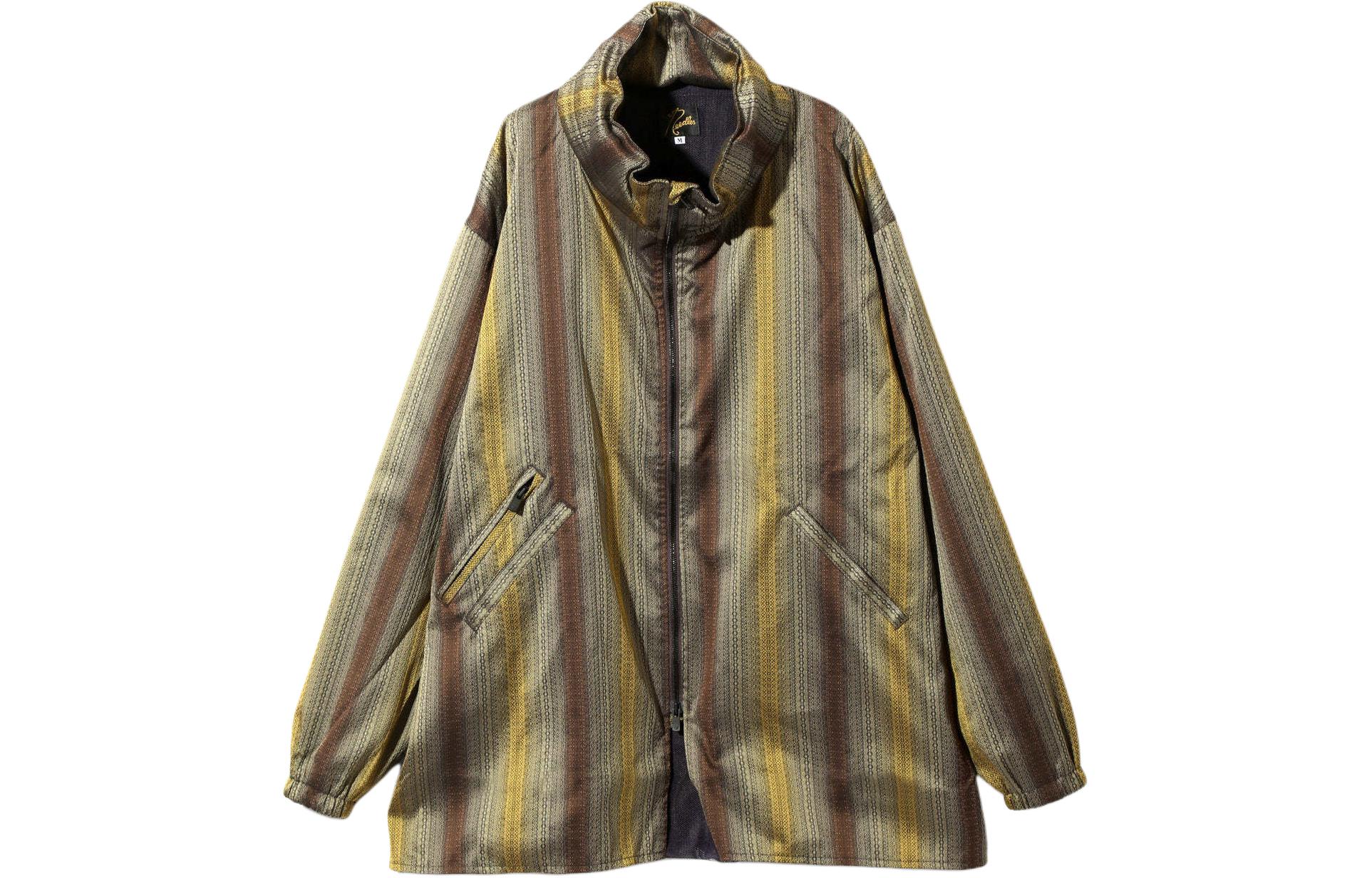 Needles SS24 Gradient Checkered Jacquard Jacket Yellow Unisex OT065A