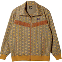 Needles SS24 Mustard Butterfly Embroidered Fringe Zip Jacket Unisex OT1506A Needles SS24 Mustard Butterfly Embroidered Fringe Zip Jacket Unisex OT1506A