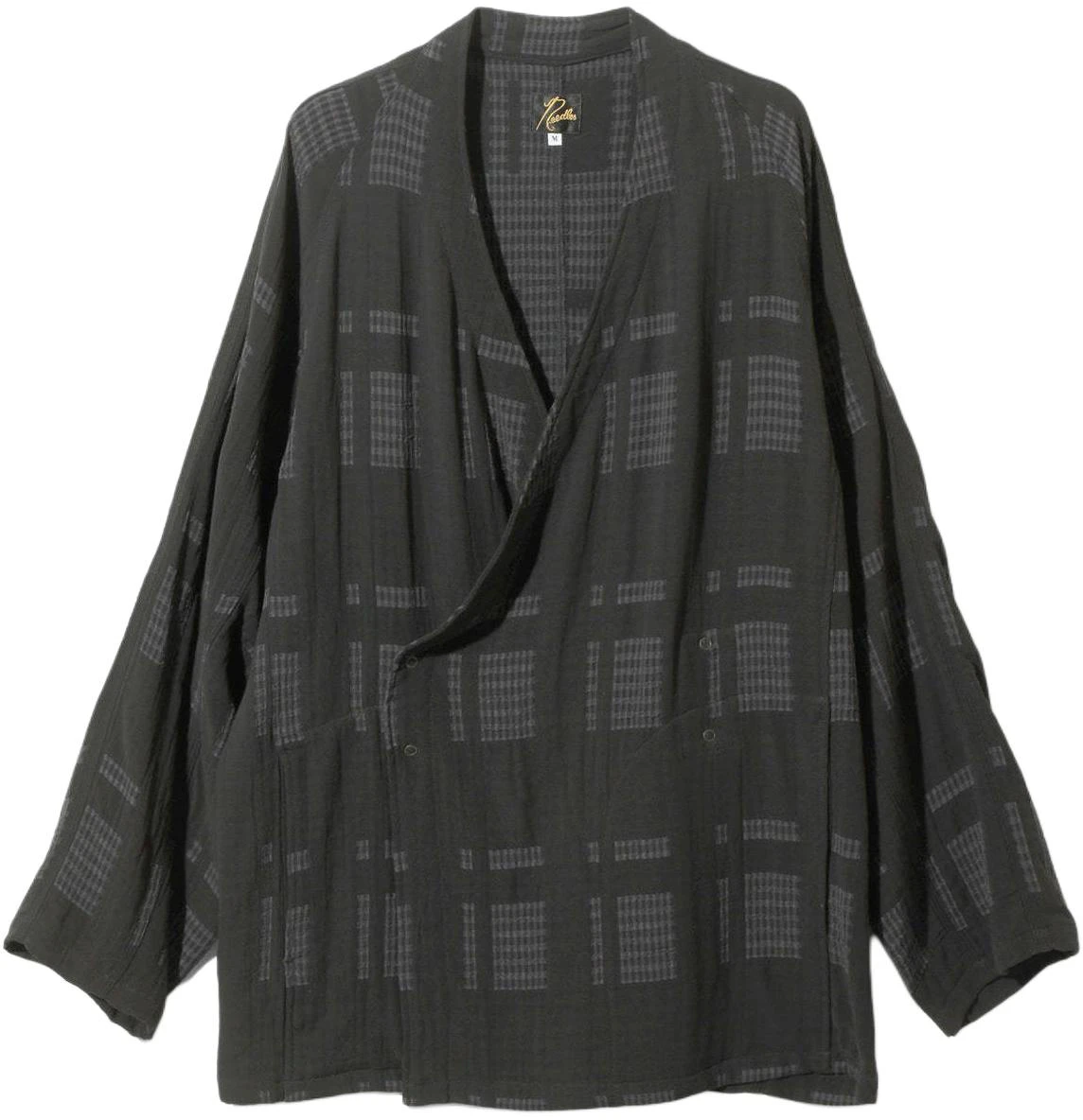 needles-ss-24-triple-stitch-oversized-long-sleeve-jacket-unisex-black-ot-106-b