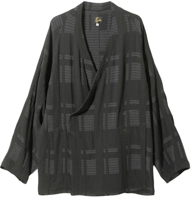 Needles SS24 三线宽松长袖夹克 男女同款 黑色 OT106B Buy Needles SS24 三线宽松长袖夹克 男女同款 黑色 OT106B