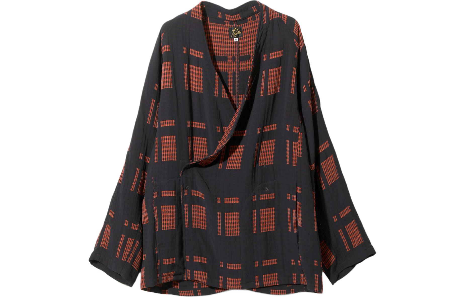 Needles SS24 Triple Stitch Relaxed Long-Sleeve Jacket Red (Unisex) OT106A