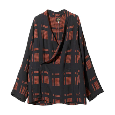 Needles SS24 Triple Stitch Relaxed Long-Sleeve Jacket Red (Unisex) OT106A