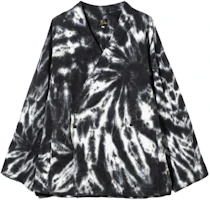 Needles SS24 Triple Stitch Snap Button V-Neck Jacket Unisex Black OT1500B Needles SS24 Triple Stitch Snap Button V-Neck Jacket Unisex Black OT1500B