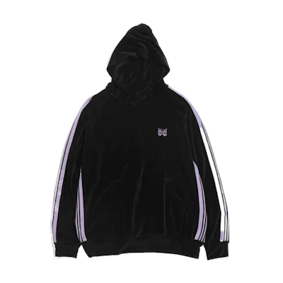 Needles Striped Oversized Hoodie Unisex Black KP226