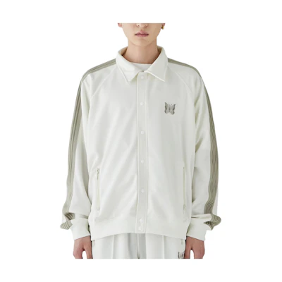 Needles Striped Raglan Sleeve Embroidered Jacket NS1524