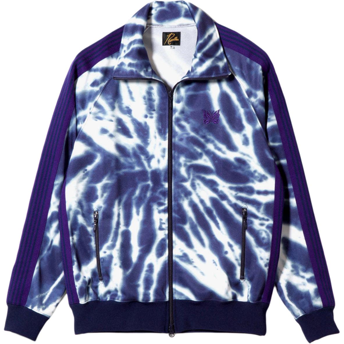 Needles Tie-Dye Butterfly Embroidered Zip Jacket Unisex Indigo OT1502A