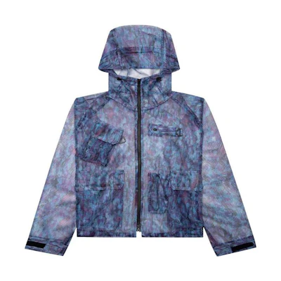 Needles Tie-Dye Zip Hoodie Jacket Unisex Blue Purple MR686HORN