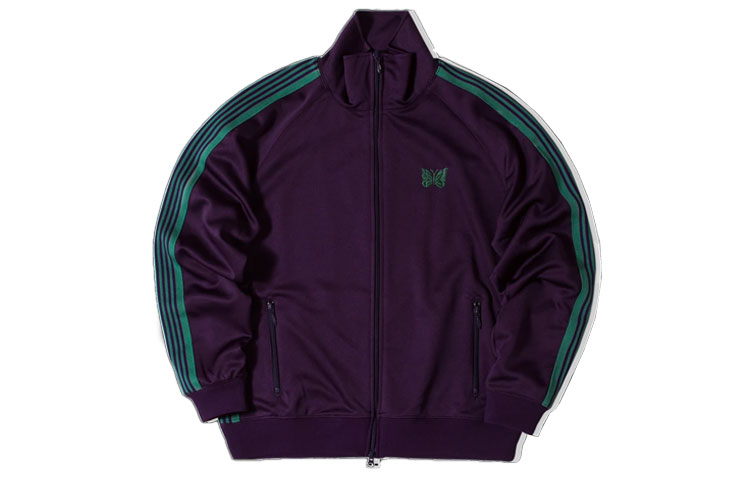 Needles Two-Tone Zip Track Jacket Purple () IN180E
