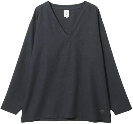 니들스 유니섹스 그레이 브이넥 오버사이즈 긴팔 맨투맨 스웨트셔츠 OT512C Buy 니들스 유니섹스 그레이 브이넥 오버사이즈 긴팔 맨투맨 스웨트셔츠 OT512C