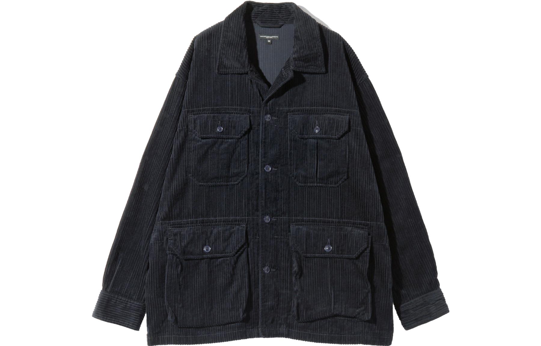 Needles Unisex Solid Casual Jacket Navy Blue NQ216A