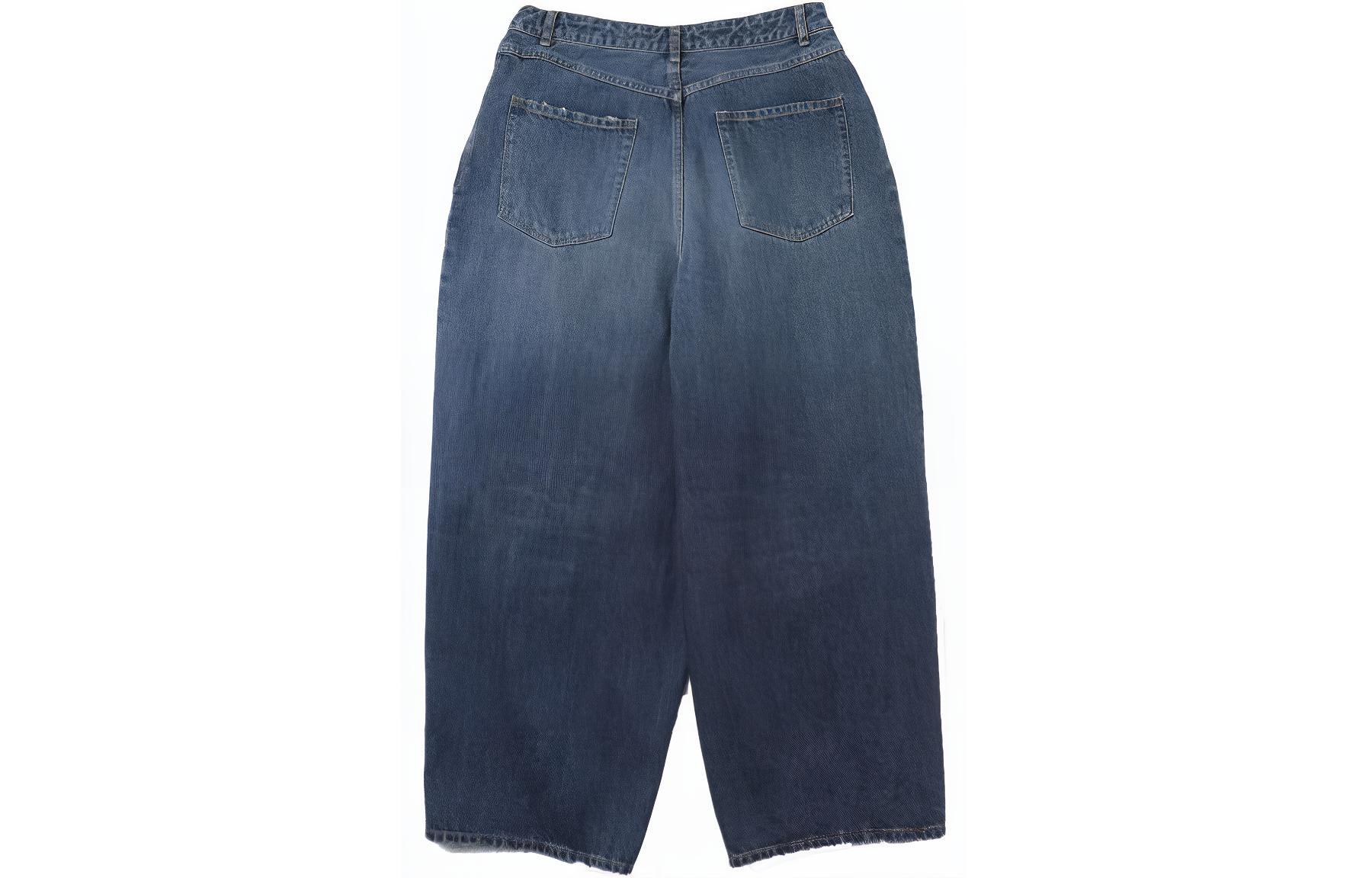 Lookbook Needles 男女款洗舊靛藍褪色口袋牛仔褲 OT178