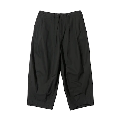 Needles Unisex Wide-Leg Zip Relaxed Pants Black OT217B