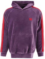 Needles Velvet Effect Hoodie Purple () IN186P Needles Velvet Effect Hoodie Purple () IN186P