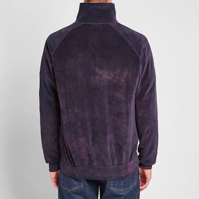 Needles 針織復古紫色蝴蝶刺繡圖案綁染款男女通用外套夹克. FK203-B Shop Needles 針織復古紫色蝴蝶刺繡圖案綁染款男女通用外套夹克. FK203-B