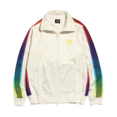 Needles AWGE Butterfly Print Casual Jacket Unisex White IN932A