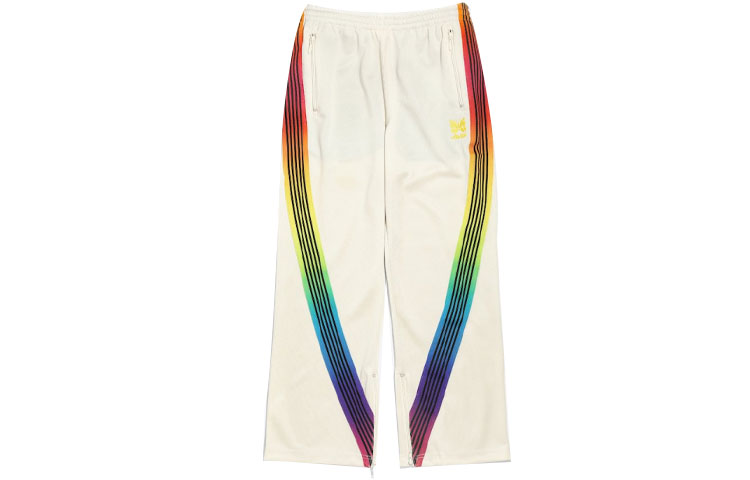 Needles x AWGE Butterfly Print White Track Pants Unisex IN933A