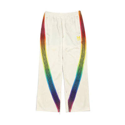 Needles AWGE Butterfly Print White Track Pants Unisex IN933A
