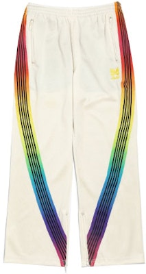 Needles x AWGE 蝴蝶印花白色運動長褲 男女適用 IN933A Order Needles x AWGE 蝴蝶印花白色運動長褲 男女適用 IN933A