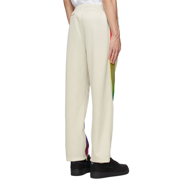 Details for Needles x AWGE 蝴蝶印花白色運動長褲 男女適用 IN933A