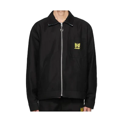 Needles AWGE Reversible Long-Sleeve Workwear Jacket Black () IN930