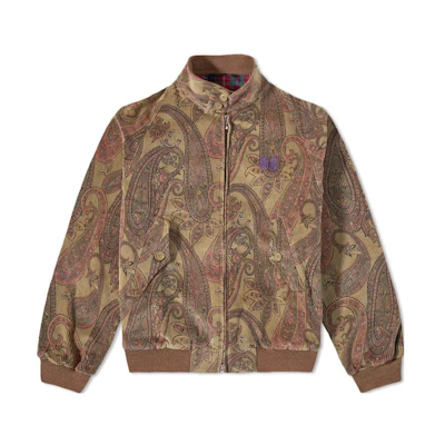 Needles Baracuta FW22 All-Over Print Jacket Linen Beige BRCPS0839-UT2525-6551