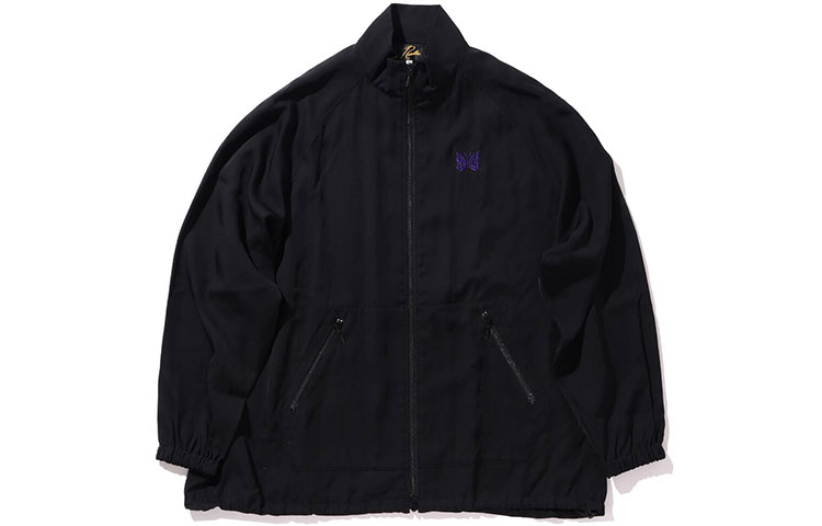 Needles Beams Butterfly Embroidered High-neck Jacket Black () 11-18-6497-334