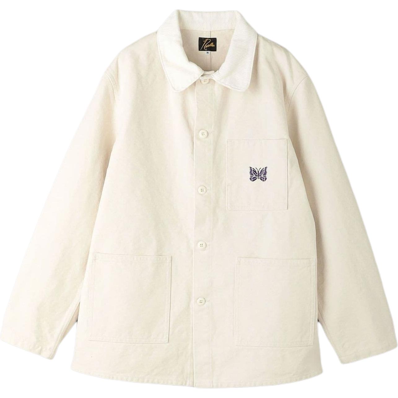Needles BEAUTY&YOUTH UNITED ARROWS Button Logo Embroidered Jacket Off-White Unisex 12535990539-WHT