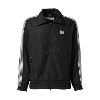 Needles EMPTY R _ _ M FW23 Butterfly Track Jacket Black Unisex MR502-BLK