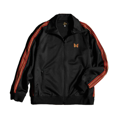 Needles END Butterfly Embroidered Track Jacket Black Unisex JO366-BWO