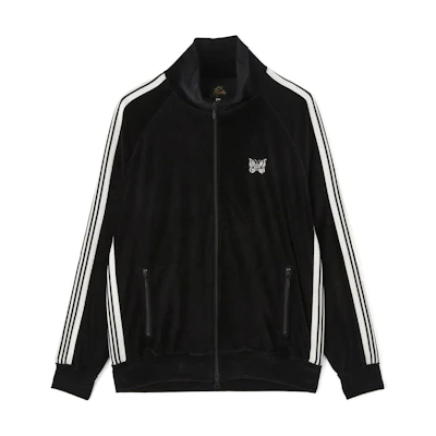 Needles LHP FW24 Striped Sleeve Zip Jacket Unisex Black 7844952207