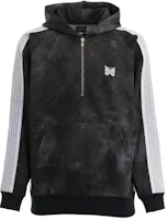 Needles x NUBIAN Butterfly Print Tie-Dye Black Hoodie Unisex HZ-JKT-TYEDYE Needles x NUBIAN Butterfly Print Tie-Dye Black Hoodie Unisex HZ-JKT-TYEDYE
