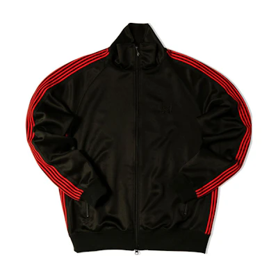 Needles One Block Down SS24 Logo Side Stripe Track Jacket Unisex - Black NS1711BLK