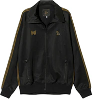 Needles x OVO SS24 Logo Sleeve Side Stripe Polo Jacket Unisex Black NS1490B Needles x OVO SS24 Logo Sleeve Side Stripe Polo Jacket Unisex Black NS1490B