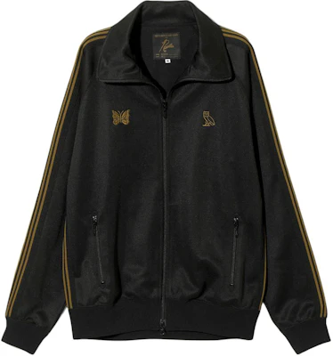 Needles x OVO SS24 Logo Sleeve Side Stripe Polo Jacket Unisex Black NS1490B Buy Needles x OVO SS24 Logo Sleeve Side Stripe Polo Jacket Unisex Black NS1490B
