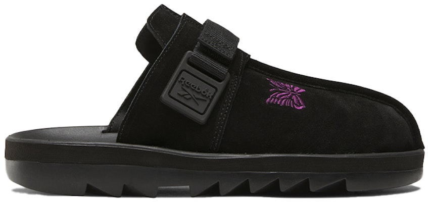 Needles x Reebok Beatnik 黑色拖鞋 100207686 Order Needles x Reebok Beatnik 黑色拖鞋 100207686