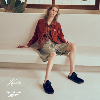 Needles x Reebok Beatnik 黑色拖鞋 100207686 Sizing Needles x Reebok Beatnik 黑色拖鞋 100207686