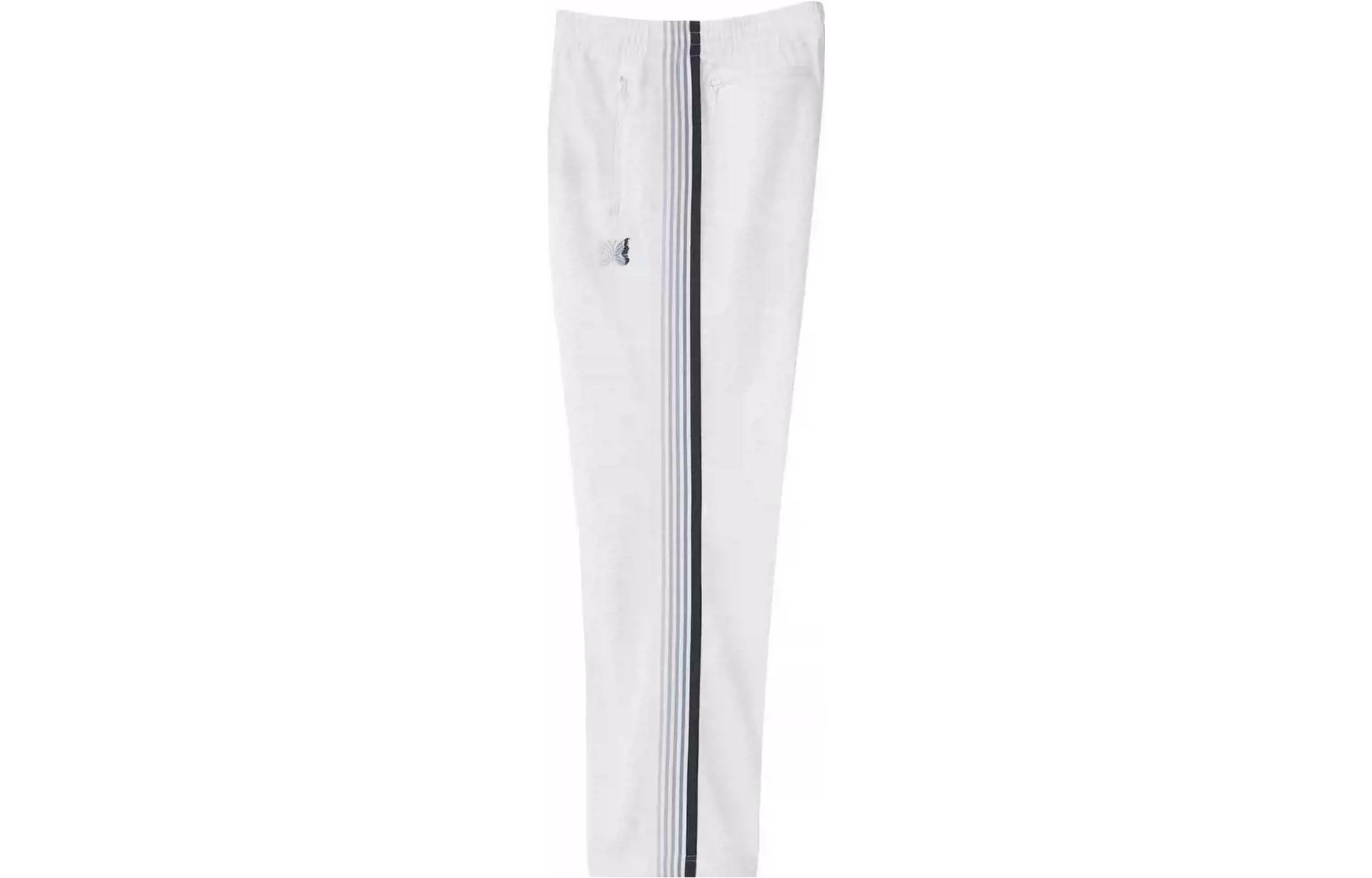 Needles x STUDIOS Butterfly Print Gradient White Track Pants Unisex Exclusive. BQ6283-711