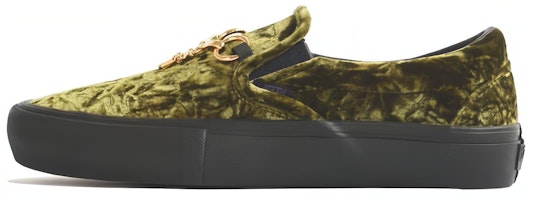 Needles x Vans Classic Slip-On VLT LX 'Green Velvet' VN0A3QXYSI0 Needles x Vans Classic Slip-On VLT LX 'Green Velvet' VN0A3QXYSI0