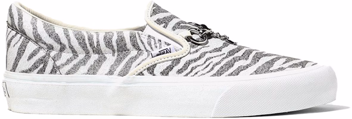 Needles x Vans Vault Classic Slip-On V 'Animal Print - White' VN0A3QXY2GT Order Needles x Vans Vault Classic Slip-On V 'Animal Print - White' VN0A3QXY2GT