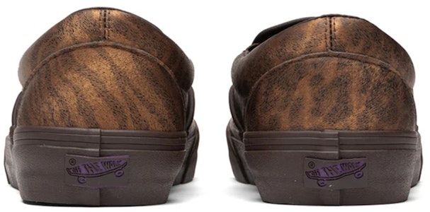 Needles x Vans Vault スリッポン アニマル柄 ブラウン VN0A3QXY2GU Shop Needles x Vans Vault スリッポン アニマル柄 ブラウン VN0A3QXY2GU