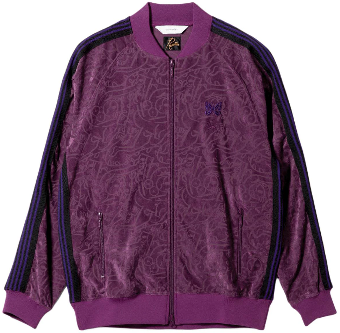 needles-zipper-raglan-sleeve-pocket-jacket-purple-unisex-ot-2010-a