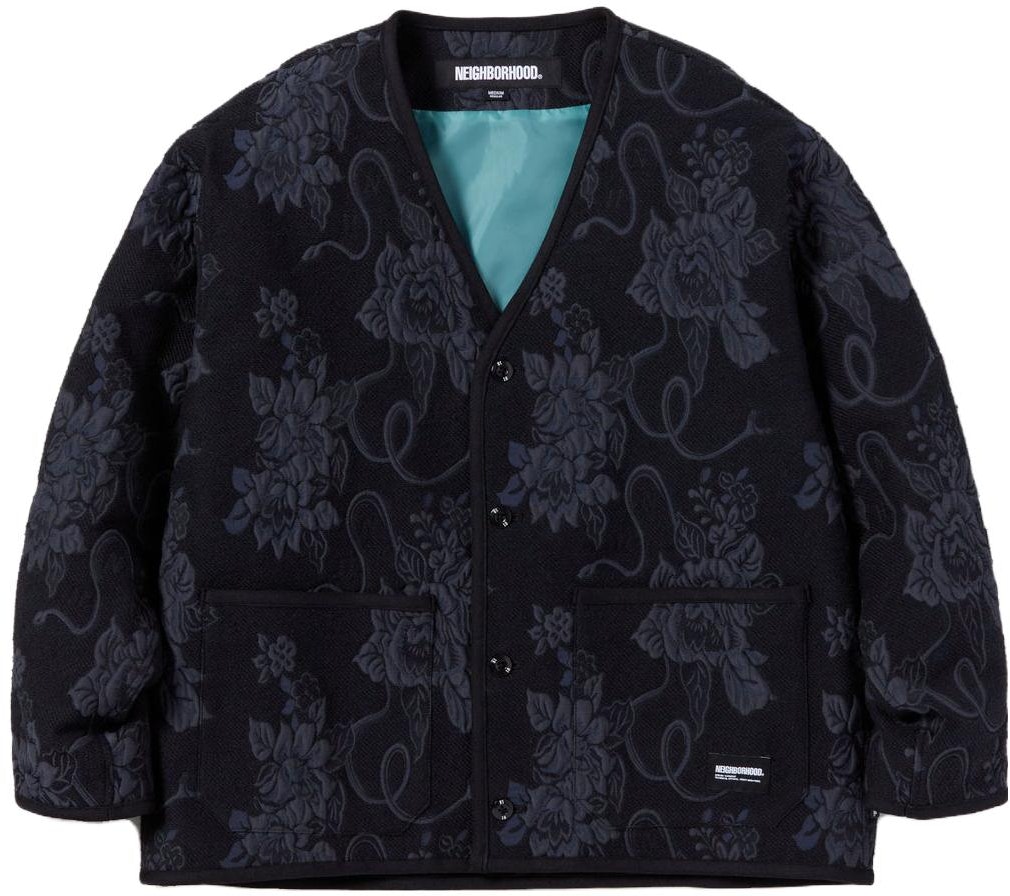 neighborhood-button-jacquard-v-neck-casual-jacket-232utnh-jkm06