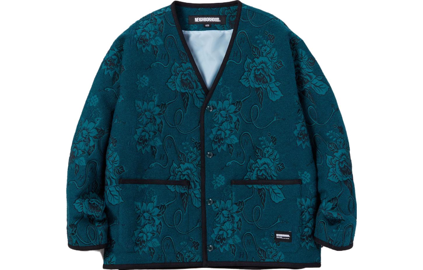 Shop Chaqueta Casual de Punto con Botones y Cuello en V NEIGHBORHOOD. 232utnh-jkm06