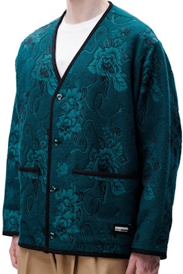 Chaqueta Casual de Punto con Botones y Cuello en V NEIGHBORHOOD. 232utnh-jkm06 Sizing Chaqueta Casual de Punto con Botones y Cuello en V NEIGHBORHOOD. 232utnh-jkm06