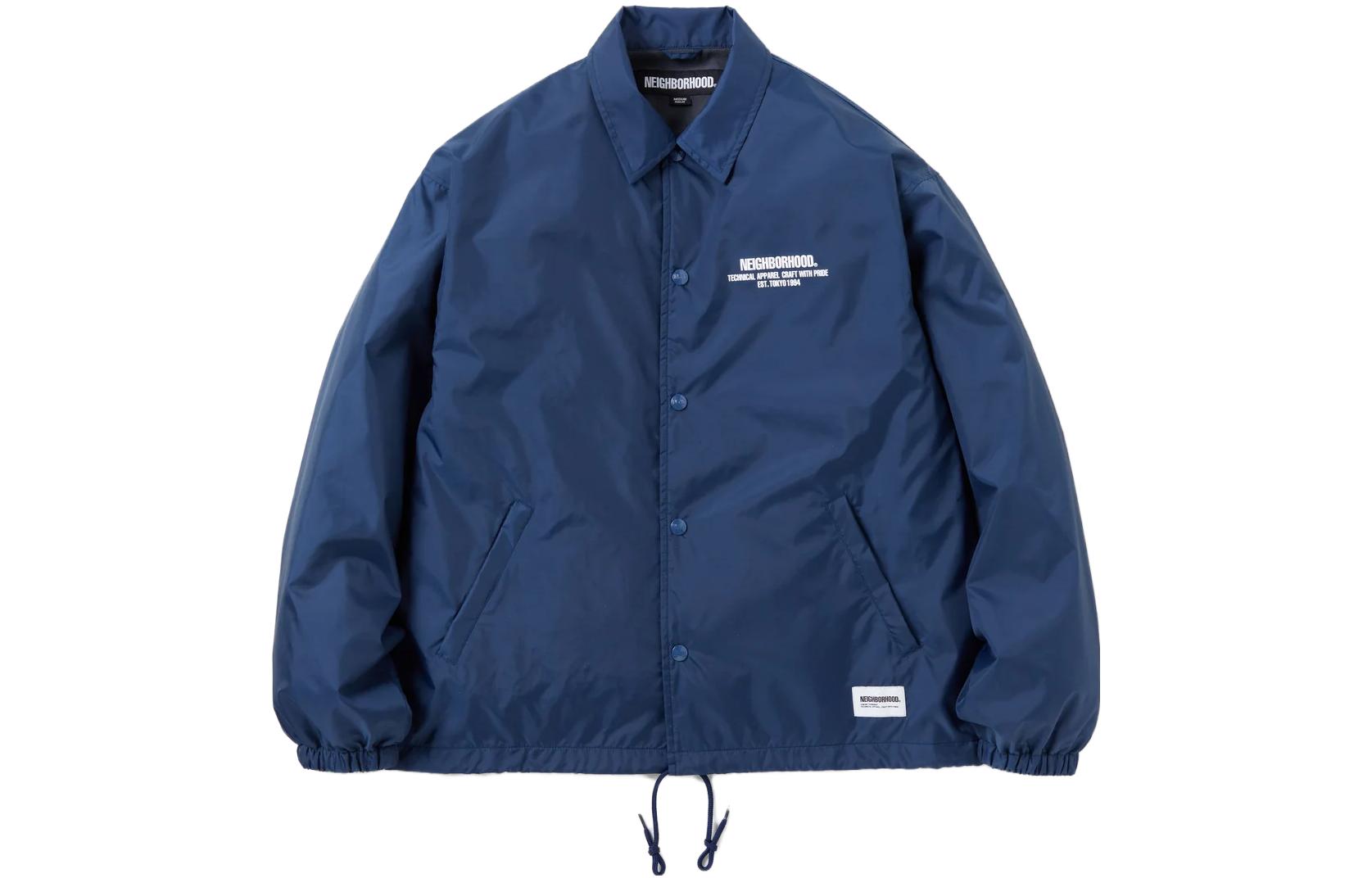 NEIGHBORHOOD  Casual Button-Up Jacket with Lettering Design. 232tsnh-jkm01