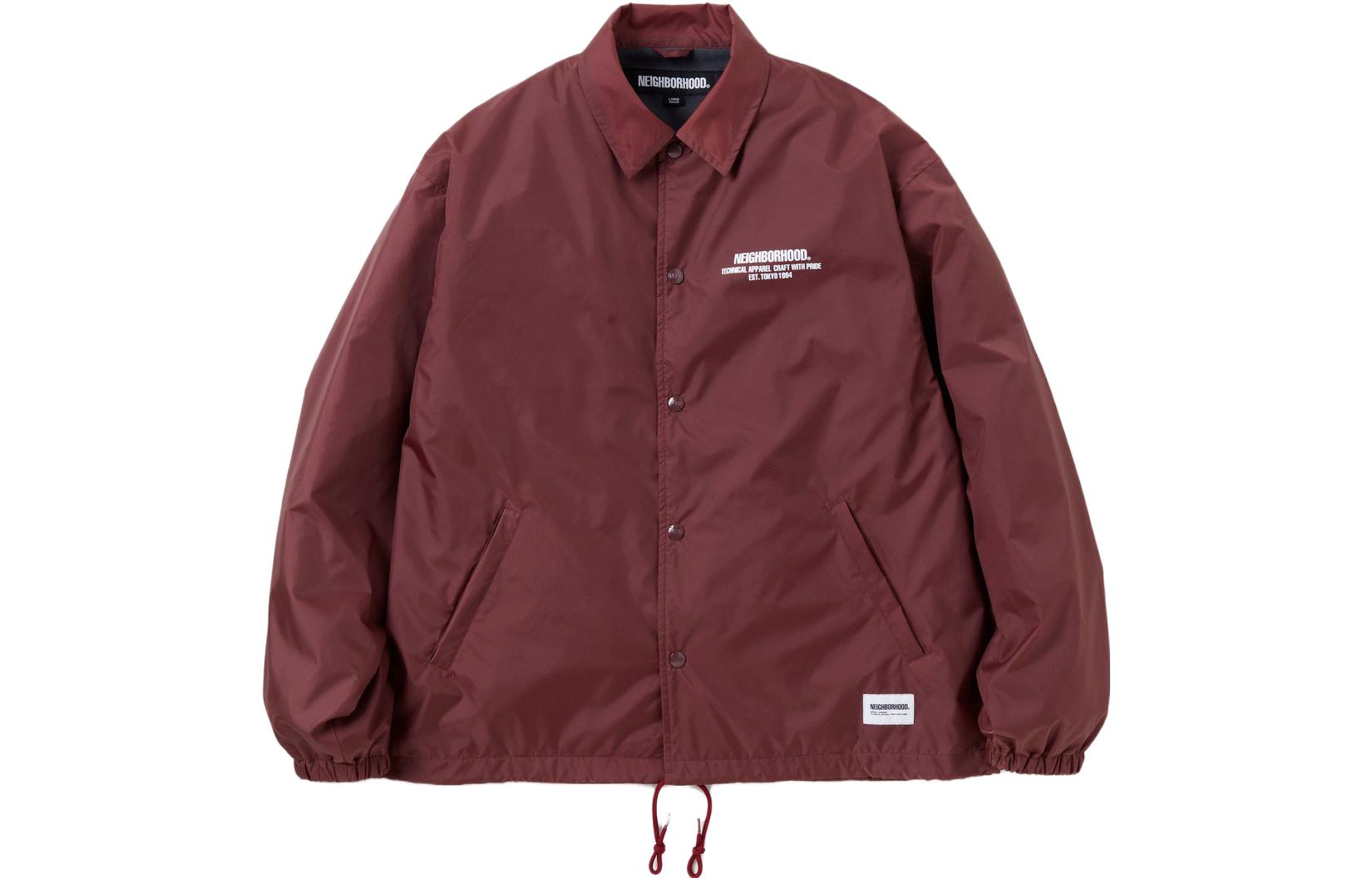 Lookbook NEIGHBORHOOD 字母設計休閒襯衫式外套 232tsnh-jkm01