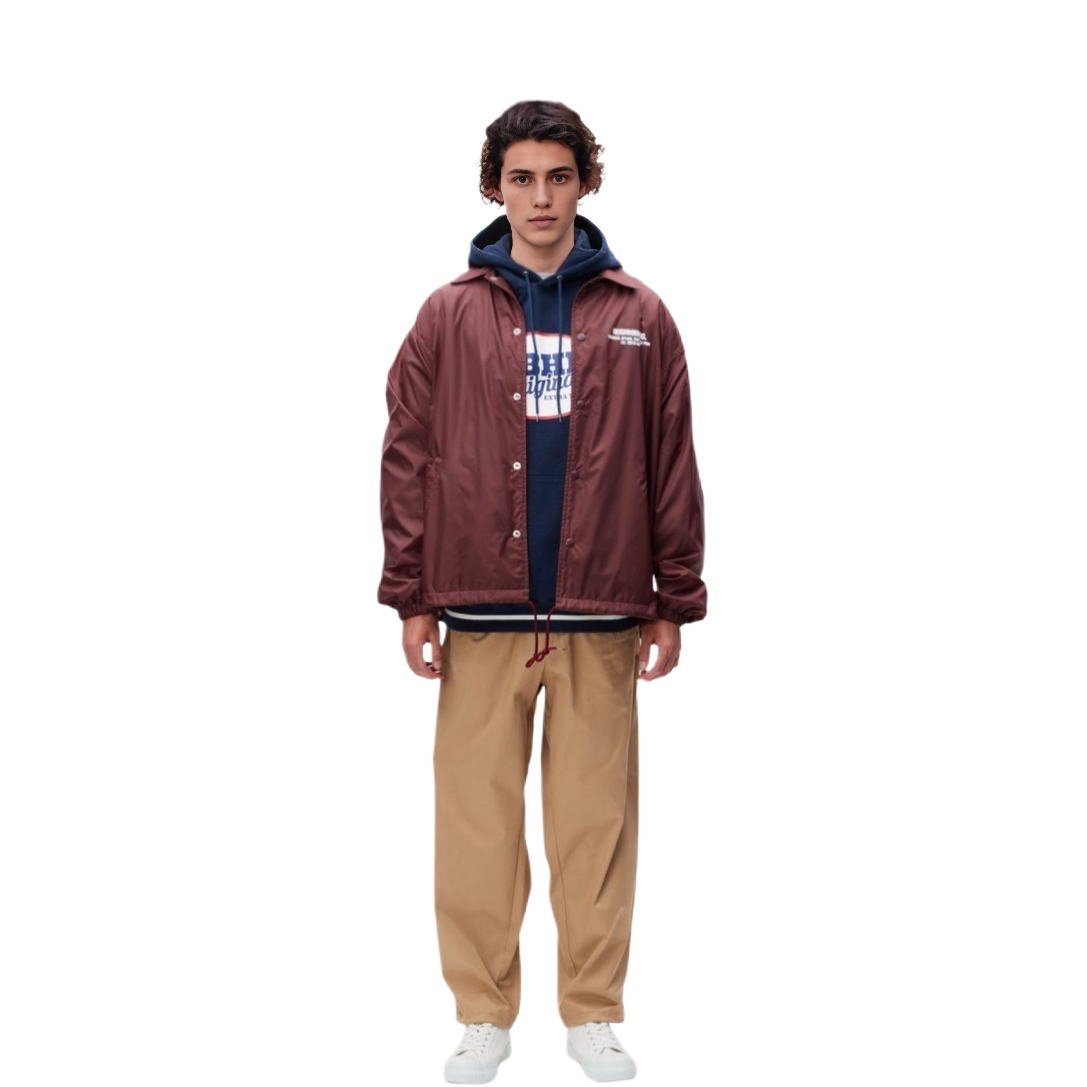 Shop NEIGHBORHOOD 字母設計休閒襯衫式外套 232tsnh-jkm01