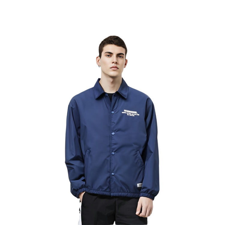 Cheap NEIGHBORHOOD 字母設計休閒襯衫式外套 232tsnh-jkm01